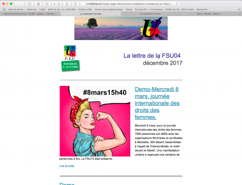 Lettre flash de décembre 2017