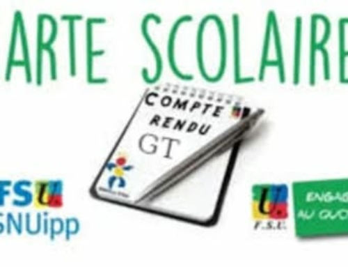 GT carte scolaire premier degré