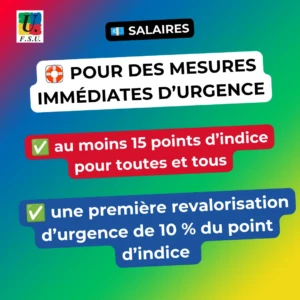 mesures d'urgence